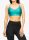  Under Armor Infinity Low Covered Sports Bra - teal XS