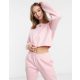  WOMEN'S SHORT PINK COTTON SWEATSHIRT 36 AAF