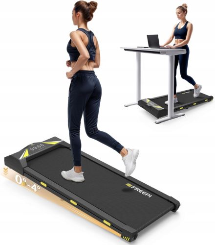  FREEPI ELECTRIC TREADMILL WITH INCLINE, 1-6KM/H, 2.5KM ENGINE, WITH REMOTE CONTROL