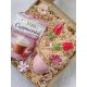  BOX gift set Pink cup with cappuccino and sweets for mom grandma