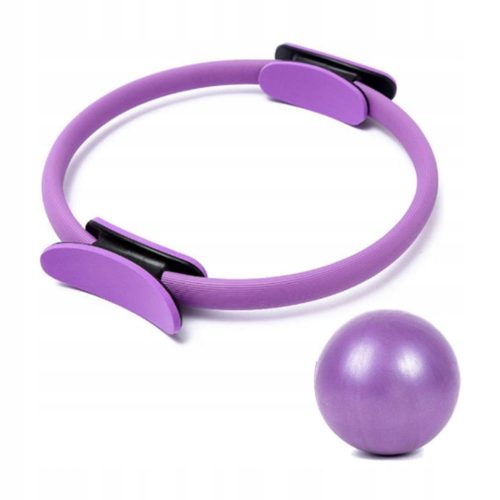  Pilates set with hoop, mini ball and elastic band