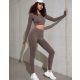  GYM SET LONG SLEEVE TOP MATCHED LEGGINGS SHEIN 40