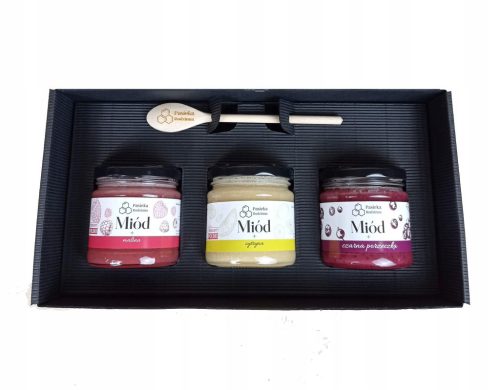  Elegant Set Honey with raspberry + lemon + blackcurrant 240g MOTHER'S DAY