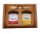 GIFT SET HONEY WITH RASPBERRY + GINGERBREAD HONEY 410G WITH GIFT BOX WRAPPER