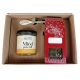  CHRISTMAS GIFT SET MULTI-FLOWER HONEY 410G + HEART TEA 50G