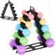  Dumbbell rack with double-decker stand multi-level hand dumbbell stand