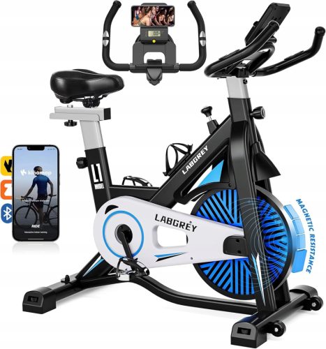  Exercise bike mechanical spinning labgrey Exercise bike LABGREY heart rate sensor white