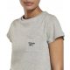  Reebok women's sports T-shirt short sleeve pocket gray rS