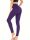 QUICK-DRYING LEGGINGS WITH POCKET HIGH WAIST PURPLE SHEIN L 40