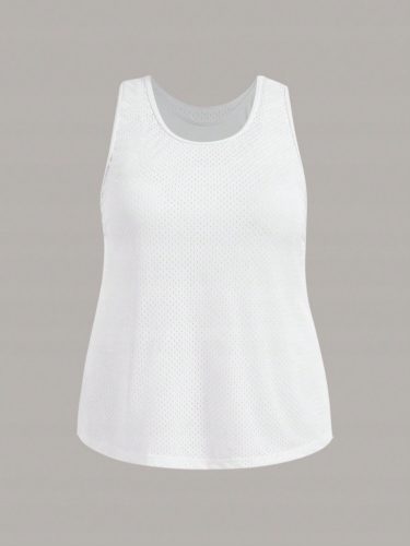 SPORTS TOP WITH BUILT-IN BRA 2-PACK WHITE SHEIN 3XL 46