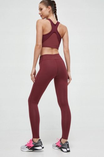 WOMEN'S LEGGINGS REEBOK RM BURGUNDY LONG SMOOTH