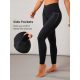  SPORTS LEGGINGS WITH WAIST BLACK GLOWMODE L 40