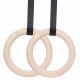  Gymnastic rings 28 cm, professional adjustable fitness