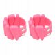  2x Unisex Adjustable Weight Bracelet Wristband Fitness Band Pink