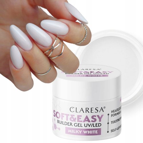  CLARESA Soft&Easy gel Milky White builder gel