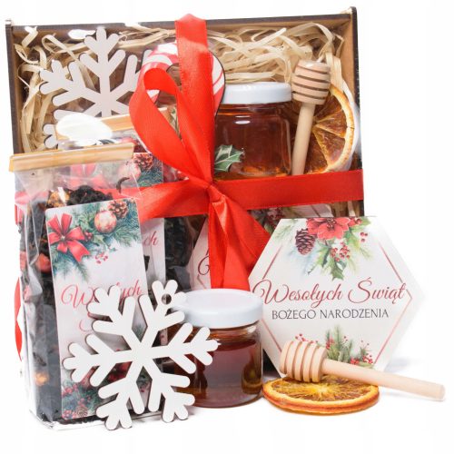  GIFT BASKET for Christmas universal gift tea magnet honey for company