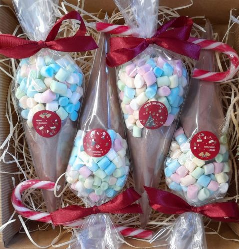  HOT CHOCOLATE SET WITH MARSHMALLOWS SWEET DRINKING GIFT