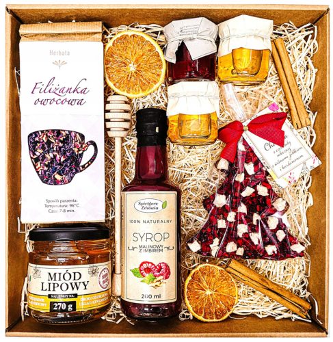  GIFT BASKET FOR A GIFT CHRISTMAS GIFT HONEY TEA CHRISTMAS TREE