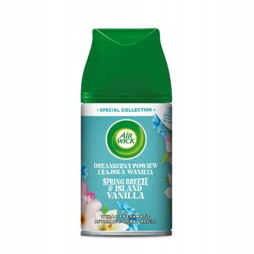  Air Wick Ocean Breeze and Paradise Vanilla Air Freshener Refill, 250ml
