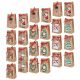 BOXES CHRISTMAS PRESENTS MADE OF PAPER 24PCS DURABLE LARGE SIZE
