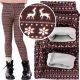  Insulated Leggings NUDE STRIPES Children's Girls' Leggings POLAR