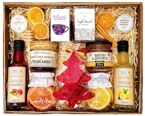  GIFT BASKET GIFT CHRISTMAS GIFT HONEY COFFEE TEA FOR CHRISTMAS
