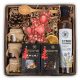  GIFT BASKET BIRTHDAY SET HONEY TEA SYRUP NUTS DRIED ROSES