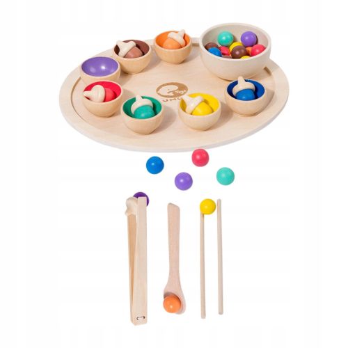  Wooden Sorter Game Sorting and counting colors