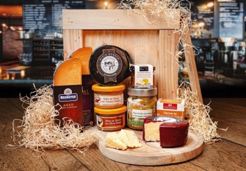  Gift box with cheeses box for men CHRISTMAS for SANTA CLAUS gift ŁOM