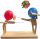  Balloon Bamboo Man Battle, 2024 New Handmade Wooden Fencing Puppets,