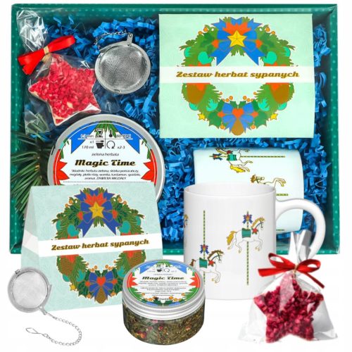  READY-MADE SET PREMIUM TEA DIFFERENT FLAVORS CHOCOLATE MUG CHRISTMAS GIFT