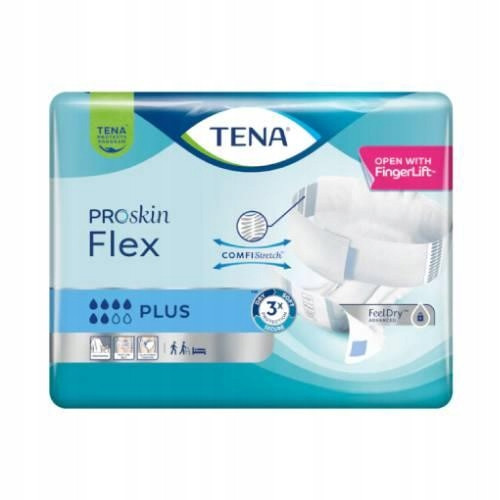  Tena ProSkin Flex Plus diaper pants with fastening belt size S 30 pieces