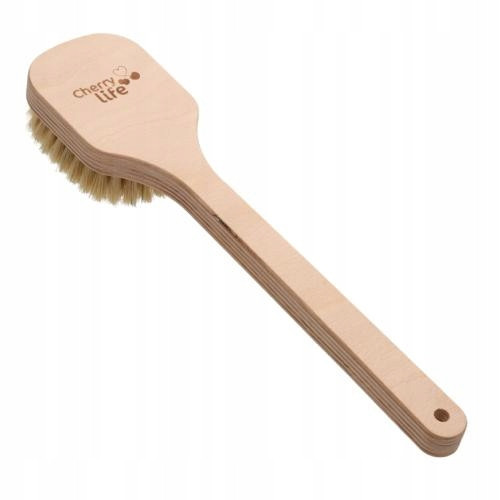  Cherry Life Long Handle Body Massage Brush Medium Bristle Hardness