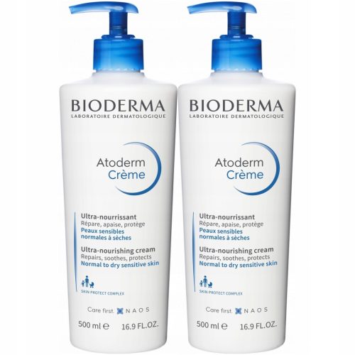 Bioderma Atoderm Creme Ultra 1L - Moisturizing Strengthening Cream for Sensitive Skin
