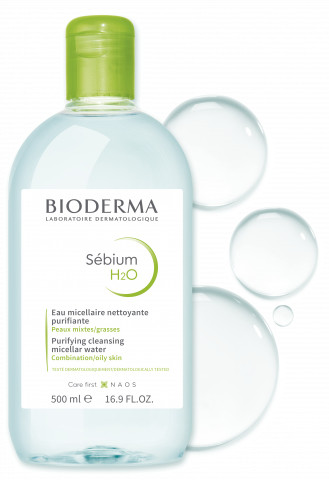 Bioderma Sebium H2O Micellar Water 500ml for Oily and Acne-Prone Skin