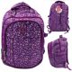 Girls' School Backpack - 3 Compartments, Heart Design, Fits Up to 16'' Laptop