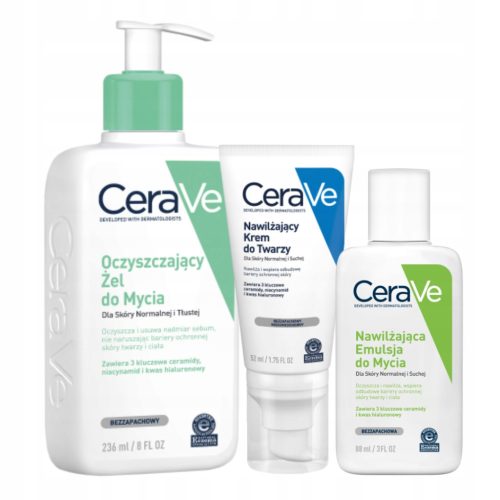 CeraVe Dermocosmetic Gift Set for Healthy, Moisturized Skin