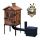  WOODEN SMOKEHOUSES PREMIUM FIREPLACE 3XL IMPREGNATION FIRE + COLOR 5073