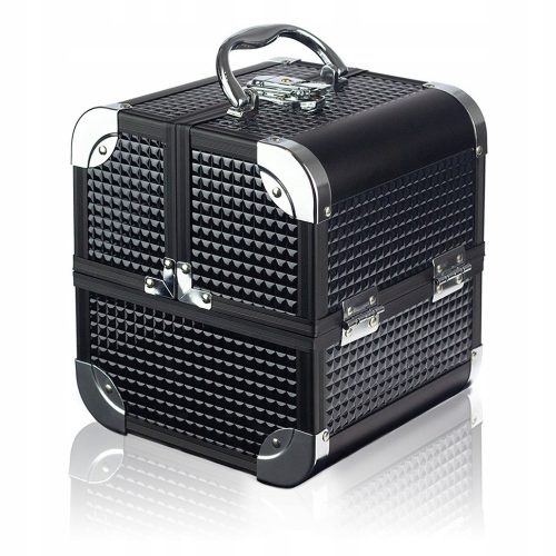  GlamRush Cosmetic Case 22 x 18.5 x 18.5 cm Black