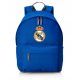 Stylish Blue Real Madrid Print Backpack, 18L Capacity, Durable and Versatile