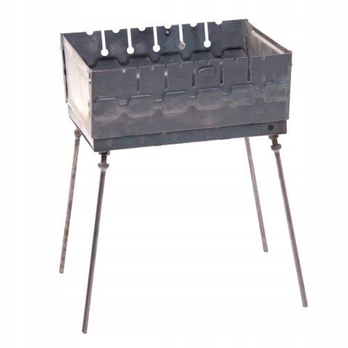  MANGAL FOR 6 SKEWERS CHARCOAL GRILL FOLDABLE METAL GRILL 2MM