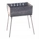  MANGAL FOR 6 SKEWERS CHARCOAL GRILL FOLDABLE METAL GRILL 2MM