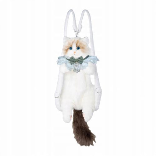 Adorable Cat-Shaped Plush Backpack for Kids and Animal Lovers