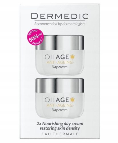 Dermedic Oilage Anti-Ageing Day Cream 50ml + 50ml - Nourishing and Restorative
