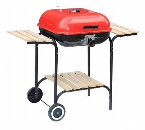  ACTIVA BASICLINE RECTANGULAR GRILL CART WITH LID 46 CM 19524