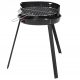  LUND CHARCOAL GARDEN TOURIST GRILL CHROME ROUND GRATE 36CM 99923