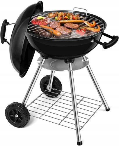  BLACK ROUND BALL CHARCOAL GRILL