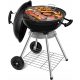  BLACK ROUND BALL CHARCOAL GRILL