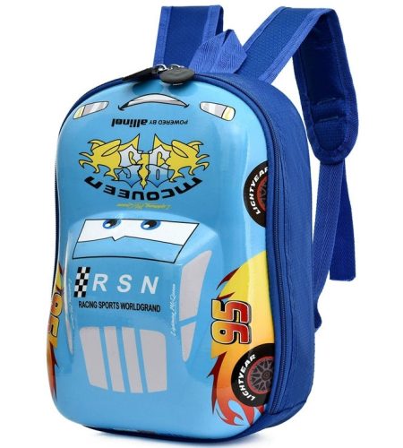 High-Quality Blue CARS Backpack - Durable & Ergonomic Design