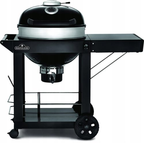  Napoleon 22'' PRO CART Charcoal Kettle Grill, Black